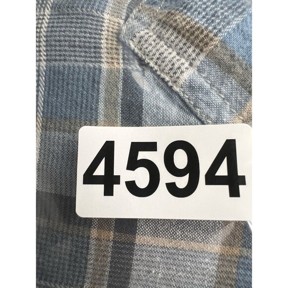 Lucky Brand Men's XL Western Snap Button Shirt Gray Plaid Classic Fit RN 80318 - Picture 7 of 7